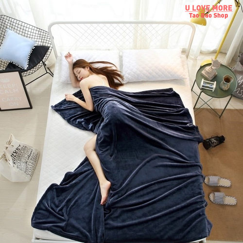 Soft Warm Coral Fleece Blanket Winter Sheet Bedspread Sofa T