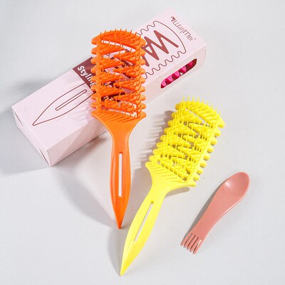 Styling comb, hollow hair, fluffy and curly comb
