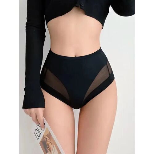 1/2/3/4 Pcs Womens Slimming Panties High Waist Tummy Control