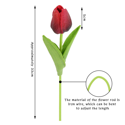 35 cm Tulip Flower Artificial Tulip Bouquet 10/5Pcs PE foam