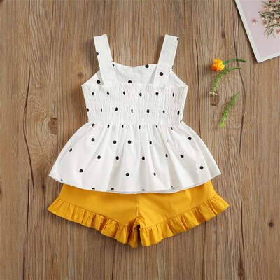 2023 Baby Summer Clothing Newborn Baby Girls 2-piece Outfit