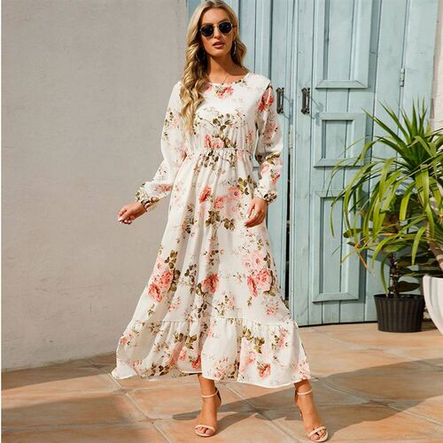 2023 Sping Summer Bohemian Women Maxi Dress Casual Long