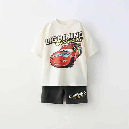 Boys Trendy Casual Suits Children Summer Short Sleeve Shorts
