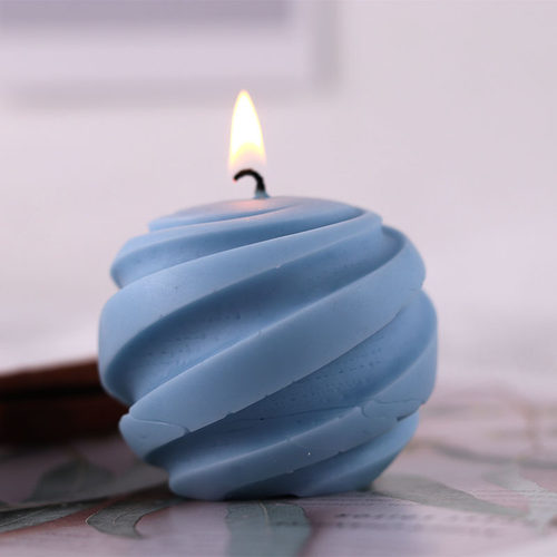 Screw Ball Candle Mold Epoxy Rose Candle Casting Mold Creati