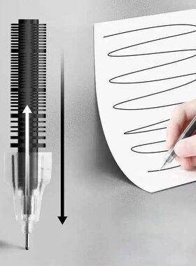10pcs/set Straight Liquid Gel Pen Quick-drying, Large-capaci
