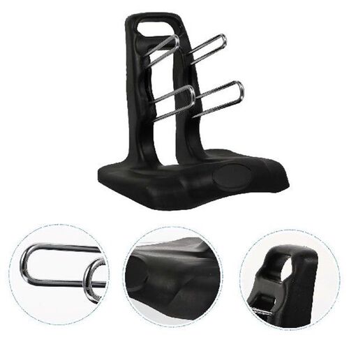 Barbell Dumbbell Rack Small Shelf Stand Equipment Black