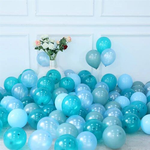 20/30/50Pcs 10inch Ink Blue Latex Balloons Happy Birthday Pa