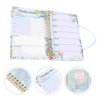Daily Planner A4 Binder A5 Notebook Agendas 2024 Spanish 202