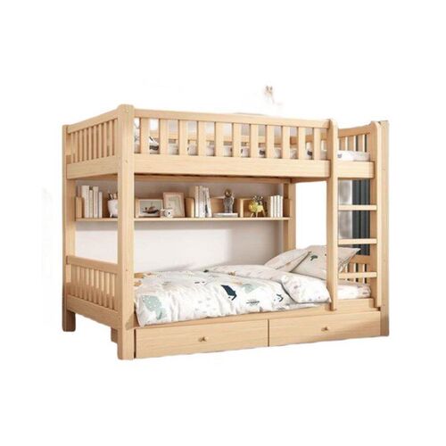 Bunk bed; top bunk bed; bottom bunk bed; solid wood bed