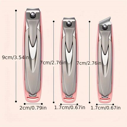 Colorful Nail Clippers Anti-Splash Nail Cutter Detachable De