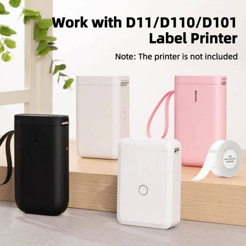 Niimbot D11/D101/D110  Portable Printer White Tape er Papers图片