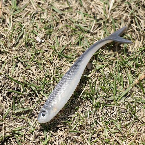 10PCS/Bag Fishing Soft Bait 8cm Wobbler Artificial Bait Shri
