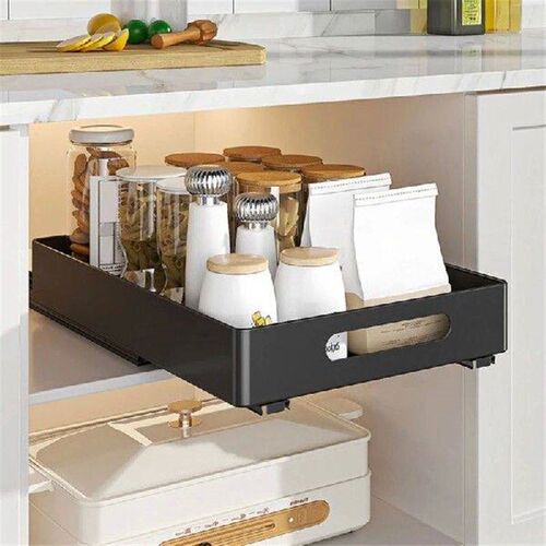 Convenient Pull Out Cabinet Extendable Drawer Kitchen