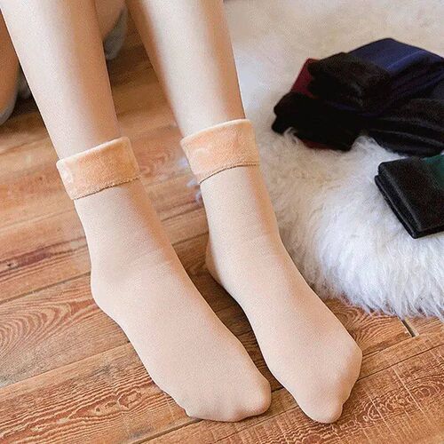 Women Winter Thicken Warm Short Socks Thermal Cashmere Wool