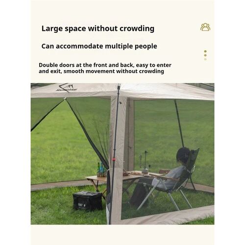 MOUNTAINHIKER Outdoor Camping Mosquito Net Automatic Tent Wa