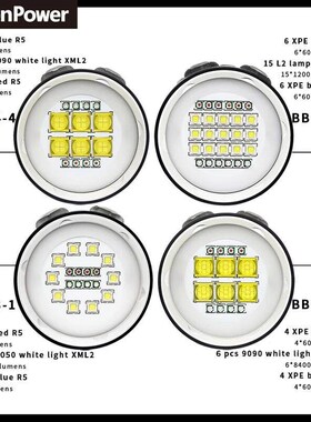 Professional Underwater 27 LED Photography Light Highlight L