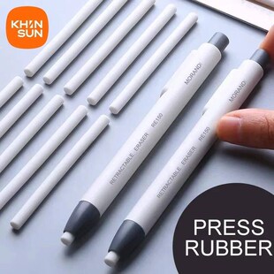 Retractable Pencil Eraser Pencil Rubber Eraser Correction Su