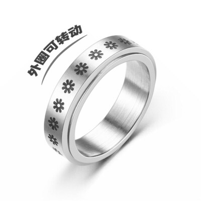 Anxiety Ring Figet Spinner Rings For Women & Men Stainless S