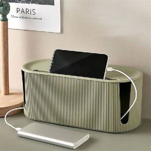 Stripe Wire Cable Storage Case Dustproof Organizer Box