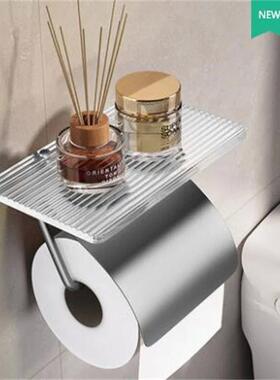 Metal Bathroom Accessories Toilet Paper Holder Organizer Wal