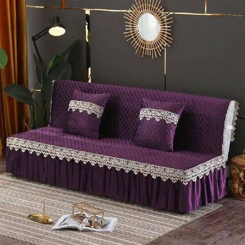 Big Without Armrest Sofa Bed Cover with Skirt for Living