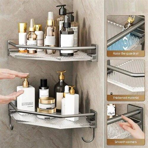 Detachable Design Storage Rack Durable No-drill Wall Caddy
