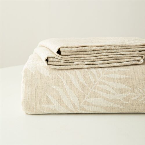 Cotton linen Bedding Bed Flat Sheet Bedspread Bedcover soft