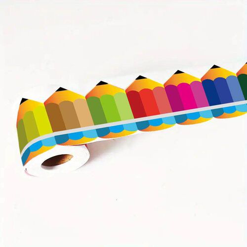 1 Roll 59Ft Self Adhesive Bulletin Board Borders Scalloped