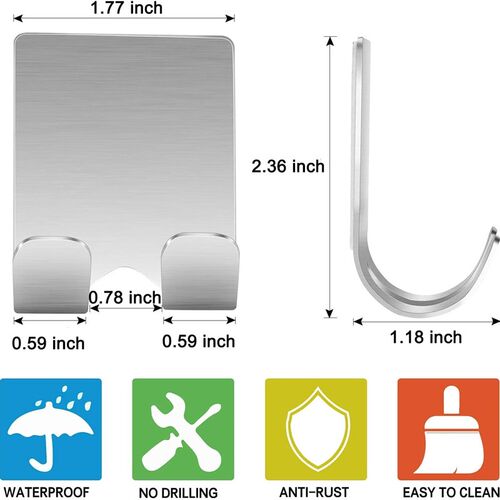 Razor Holder Shower Storager Hook Shaver Plug Robe Towel