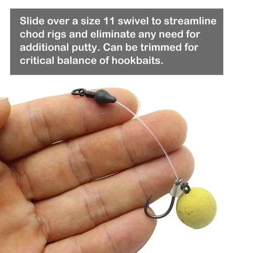 8pcs Carp Fishing Accessories Tungsten Swivel Beads for Chod