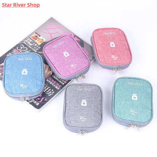 Mini Portable Medicine Storage Bag Travel First Aid Kit Medi