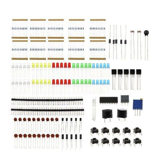DIY Electronics Basic Starter Kit LED Capacitors Resistors