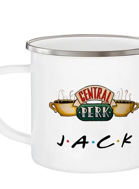 Customized Friends Name Enamel Mug friend Birthday Gift coff