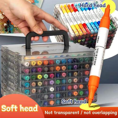 12/24/36/48 Colors MIYA Double-headed Acrylic Marker DIY Han