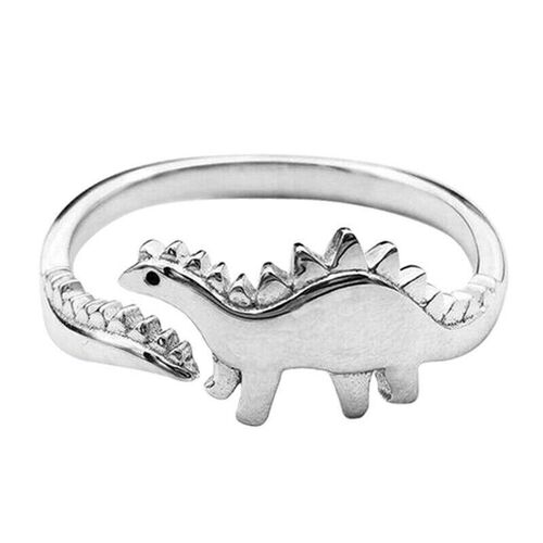 Gothic Cute Small Dinosaur Rings Fashion Retro Style Opening