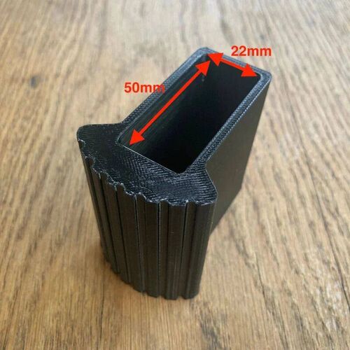 1/2/4pcs Non-slip Rubber Ladder Feet 50x22mm Furniture Leg C