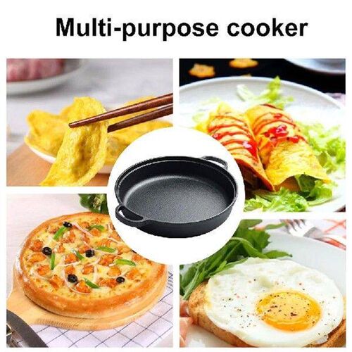 8.7/9.8/11/11.8 Inch Cast Iron Skillet with Double Handles