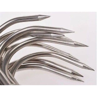 10 pcs S Shaped Stainless Steel Beef hook Roast Meat Squab