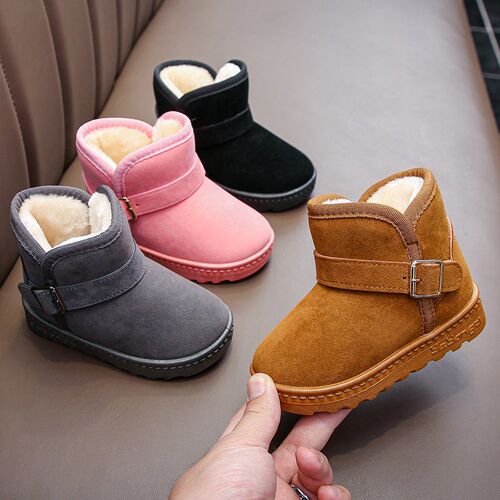 Winter Cute Warm Fashion And Anti Slip Childrens Shoes Plus