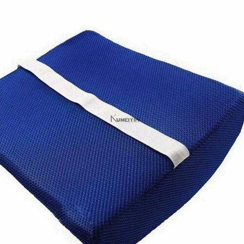 blue memory foam lumbar back support cushion pillow for home