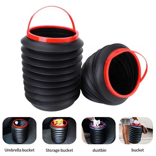 Car Trash Bin Case Storage Box Foldable trash can for water