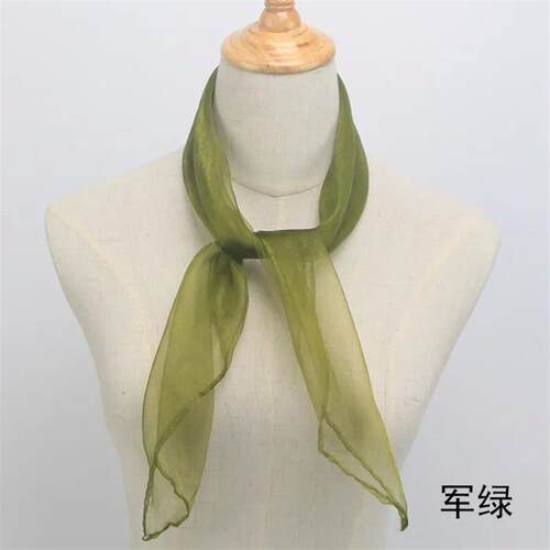 21Colors 60*60CM Sheer Transparent Scarves for Children Musi