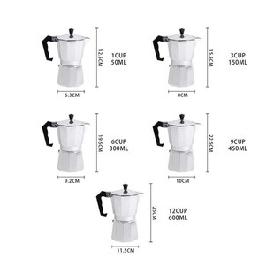 Coffee Maker machine aluminum mocha pot 摩卡咖啡壶八角铝壶