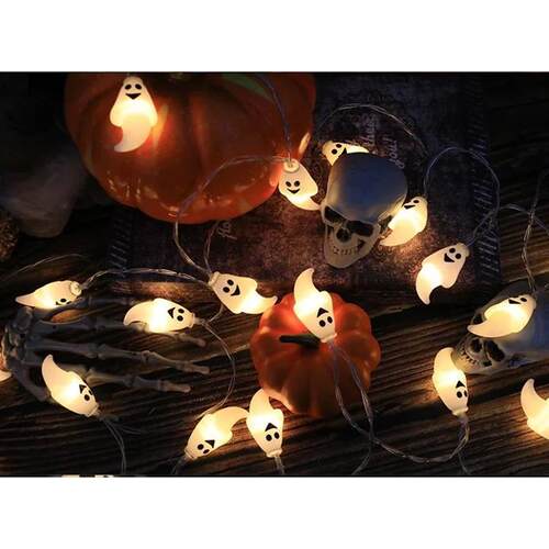 Halloween Decoration Led Light String Pumpkin Skull Head Eye