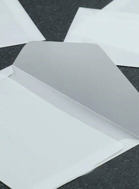 50ps/lot Blank Transluent Envelope for Invitations Postards
