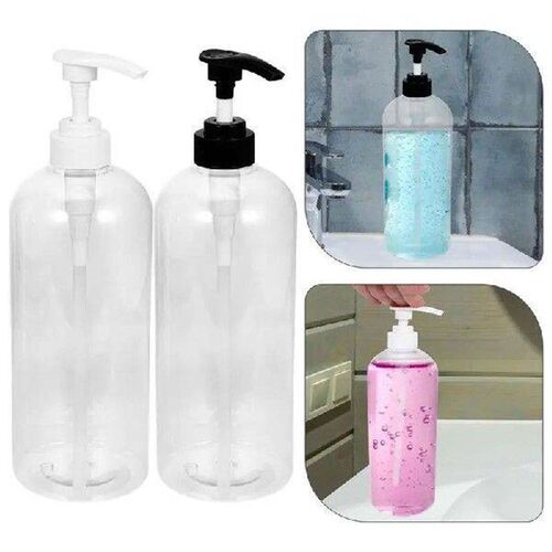 2pcs Clear Soap Dispenser With Pump Plastic Hand Soap