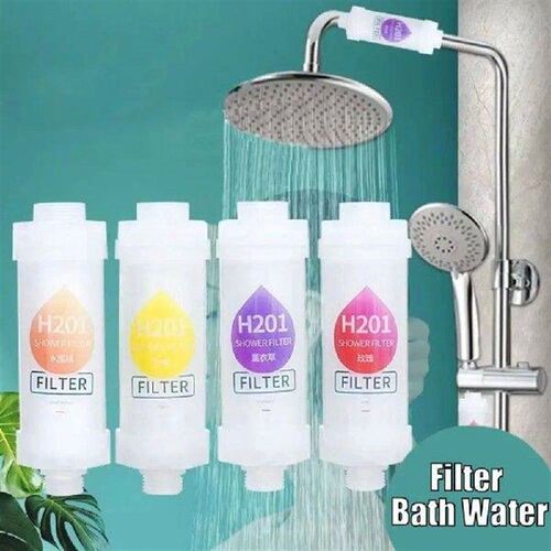 Rose Lavender Shower Head Filter Anti-scaling