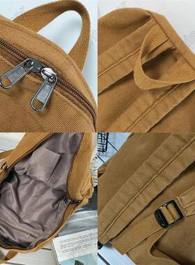 Girl Fabric School Bag New Fashion College Student Vintage W