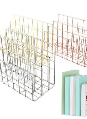 1Pcs Three-tier Hollow carbon steel Magazine Bookshelf Newsp