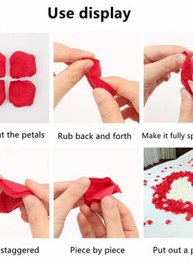 100/200/500/2000 Pieces Artificial Rose Petals Artificial Fl